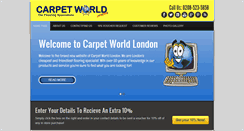 Desktop Screenshot of carpetworldlondon.co.uk